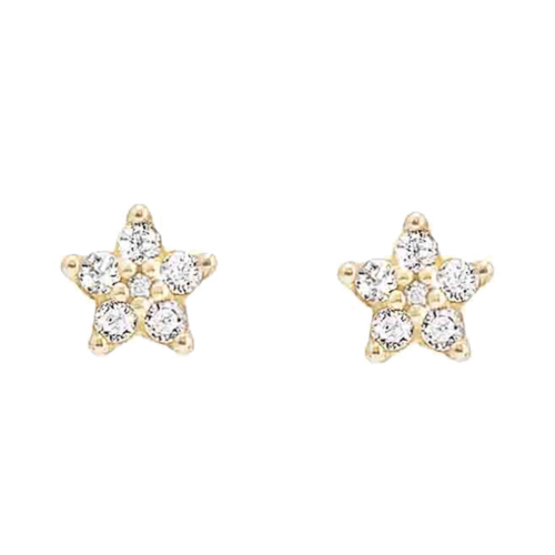 Shooting Stars Ohrringe Gelbgold mit Brillanten