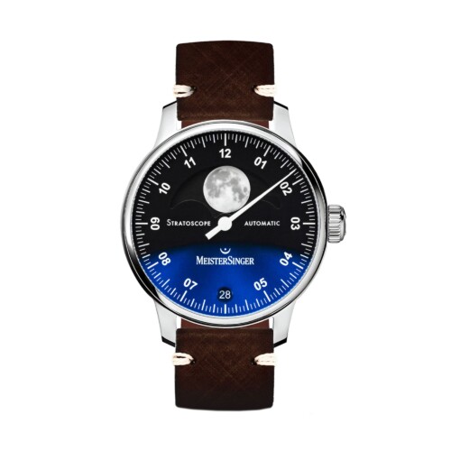 Stratoscope Schwarz mit blauem Sonnenschliffanteil