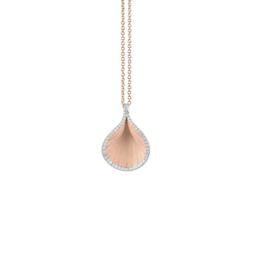 Halsschmuck Goccia Pink Champagne Gold