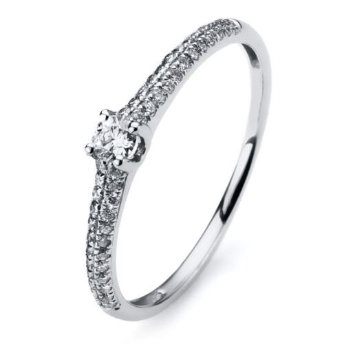 Ring 4er-Krappe 18 kt WG