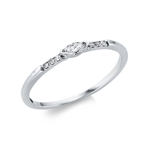 Ring 2er-Krappe 18 kt WG