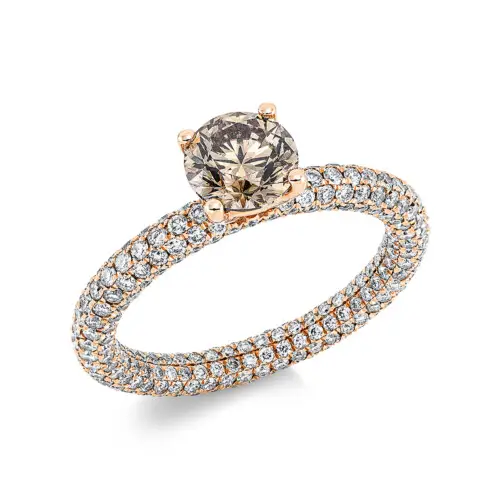 Ring 4er-Krappe 18 kt RG, GIA2225177082