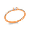 Material: rotgold – Ring 18 kt GG
