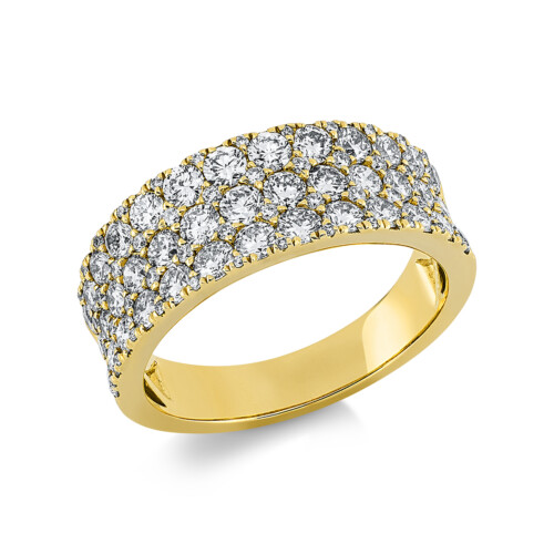 Ring 4er-Krappe 18 kt GG