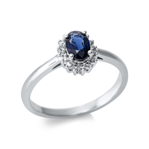 Ring 4er-Krappe 18 kt WG