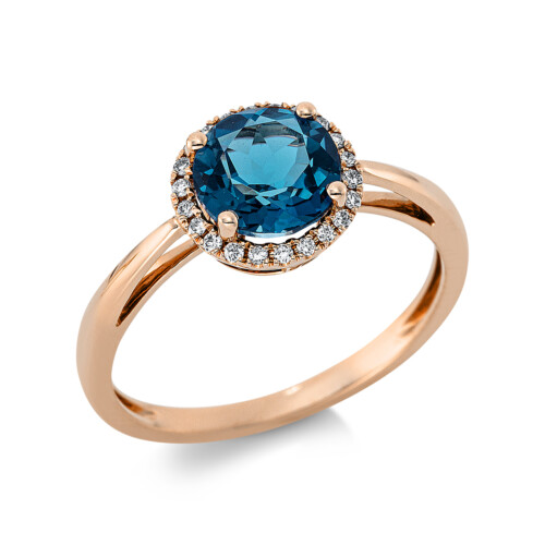 Ring 4er-Krappe 18 kt RG