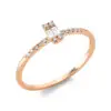 Material: rotgold – Ring 18 kt GG