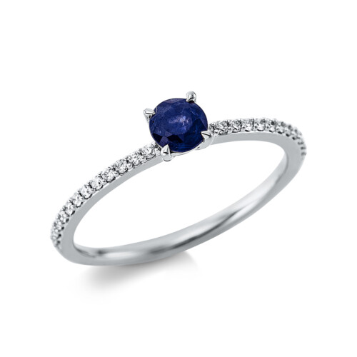 Ring 4er-Krappe 18 kt WG