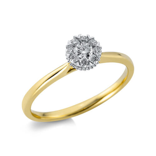Ring 18 kt GG+WG