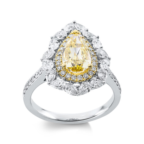 Ring 18 kt WG+GG, GIA2436403638