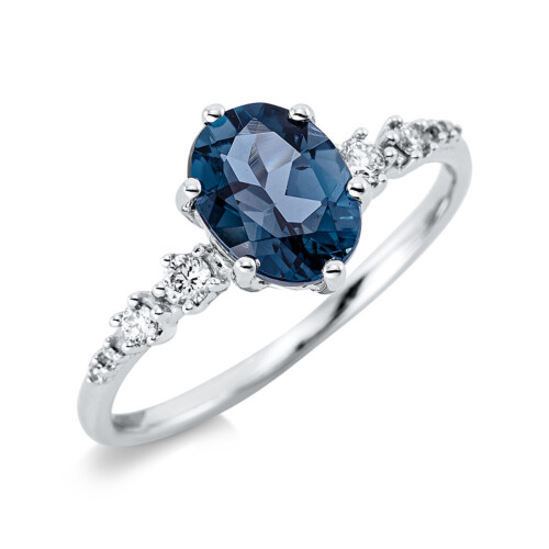 Ring 6er-Krappe 18 kt WG