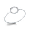 Material: weissgold – Ring 18 kt RG Kreis