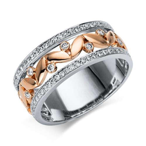 Ring 18 kt WG+RG