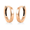 Material: rotgold – Creolen 14 kt RG, poliert
