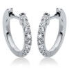 Material: weissgold – Creolen 18 kt GG