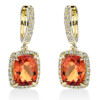 Material: gelbgold – Ring 18 kt GG, Fassung rhodiniert