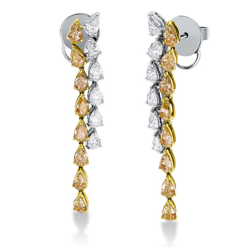 Ohrstecker 18 kt WG+GG