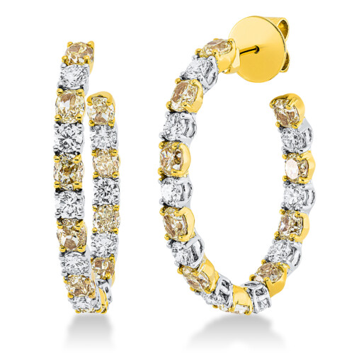 Creolen 18 kt GG+WG