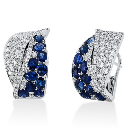 Creolen 18 kt WG Kreis