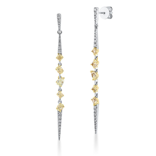 Ohrschmuck 18 kt WG+GG
