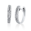 Material: weissgold – Creolen 18 kt GG