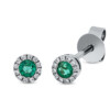 Material: weissgold – Ohrstecker 18 kt GG