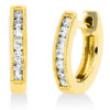 Material: gelbgold – Creolen 18 kt GG