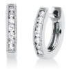 Material: weissgold – Creolen 18 kt GG