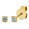 Material: gelbgold – Ohrstecker 4er-Krappe 18 kt GG