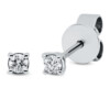 Material: weissgold – Ohrstecker 4er-Krappe 18 kt GG