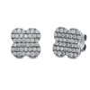 Material: weissgold – Ohrstecker 18 kt GG