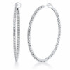 Material: weissgold – Creolen 18 kt RG