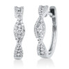 Material: weissgold – Creolen 18 kt RG