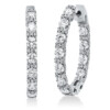 Material: weissgold – Creolen 18 kt GG