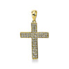 Material: gelbgold – Anhänger 18 kt GG Kreuz, mit Öse