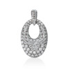 Material: weissgold – Anhänger 18 kt GG, mit Öse