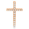Material: rotgold – Anhänger 18 kt GG Kreuz