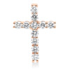 Material: rotgold – Anhänger 18 kt RG Kreuz