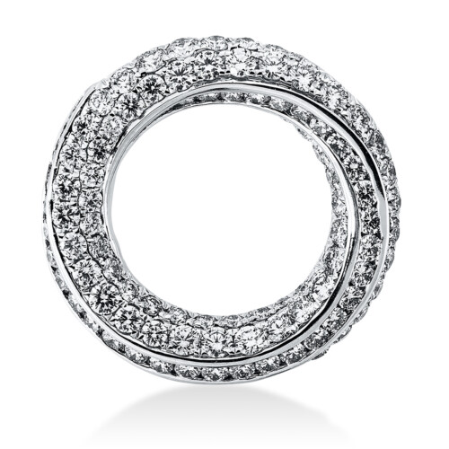 Anhänger 18 kt WG Kreis