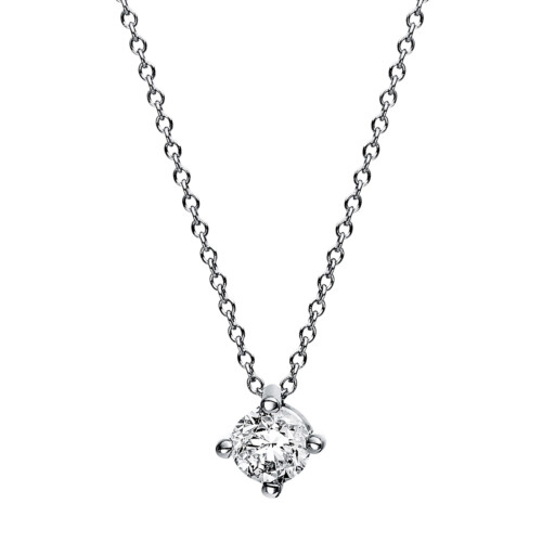 Collier 4er-Krappe 14 kt WG, GIA5383368873