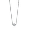 Material: weissgold – Collier 18 kt GG Kugel