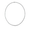 Material: weissgold – Collier 18 kt GG