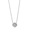 Material: weissgold – Collier 18 kt RG, mit ZÖ 40 cm