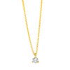 Material: gelbgold – Collier 3er-Krappe 18 kt GG, mit Öse