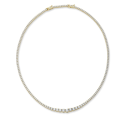 Collier 18 kt GG, mit ZÖ 42 cm