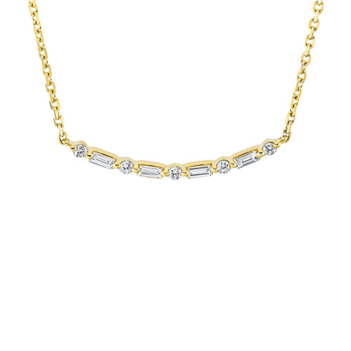 Collier 18 kt GG, mit ZÖ 40 cm + 43 cm