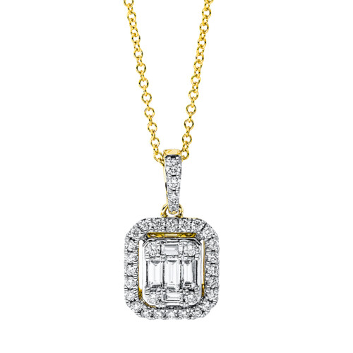Collier 18 kt GG, mit ZÖ bei 41 cm