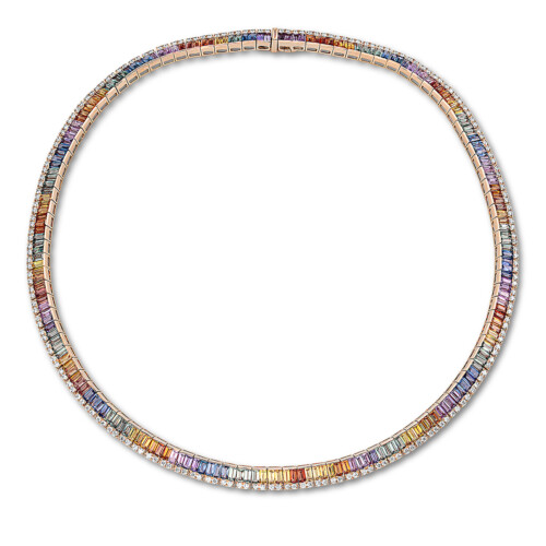 Collier 18 kt RG