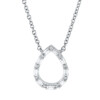 Material: weissgold – Collier 18 kt GG Tropfen
