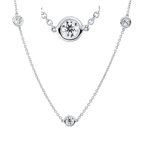Collier Zarge 18 kt WG